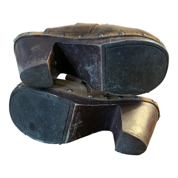 ROCKET DOG buckled leather clogs size 10 - Picture 11 of 12